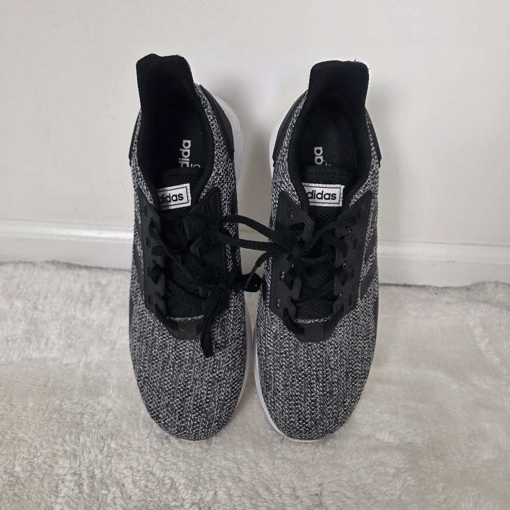 Adidas Knit Black and White Running Shoes